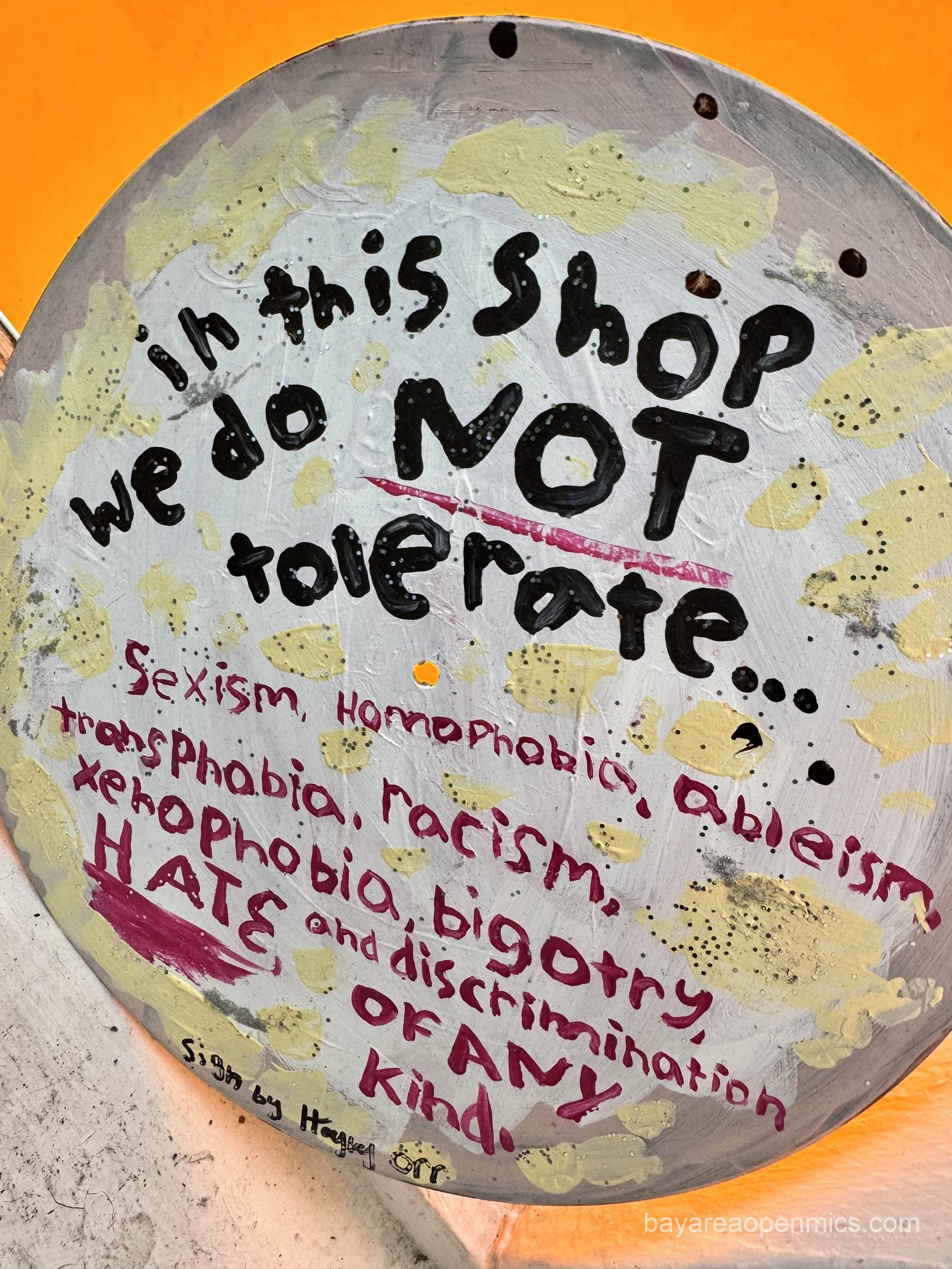 The rules at Up The Creek Records