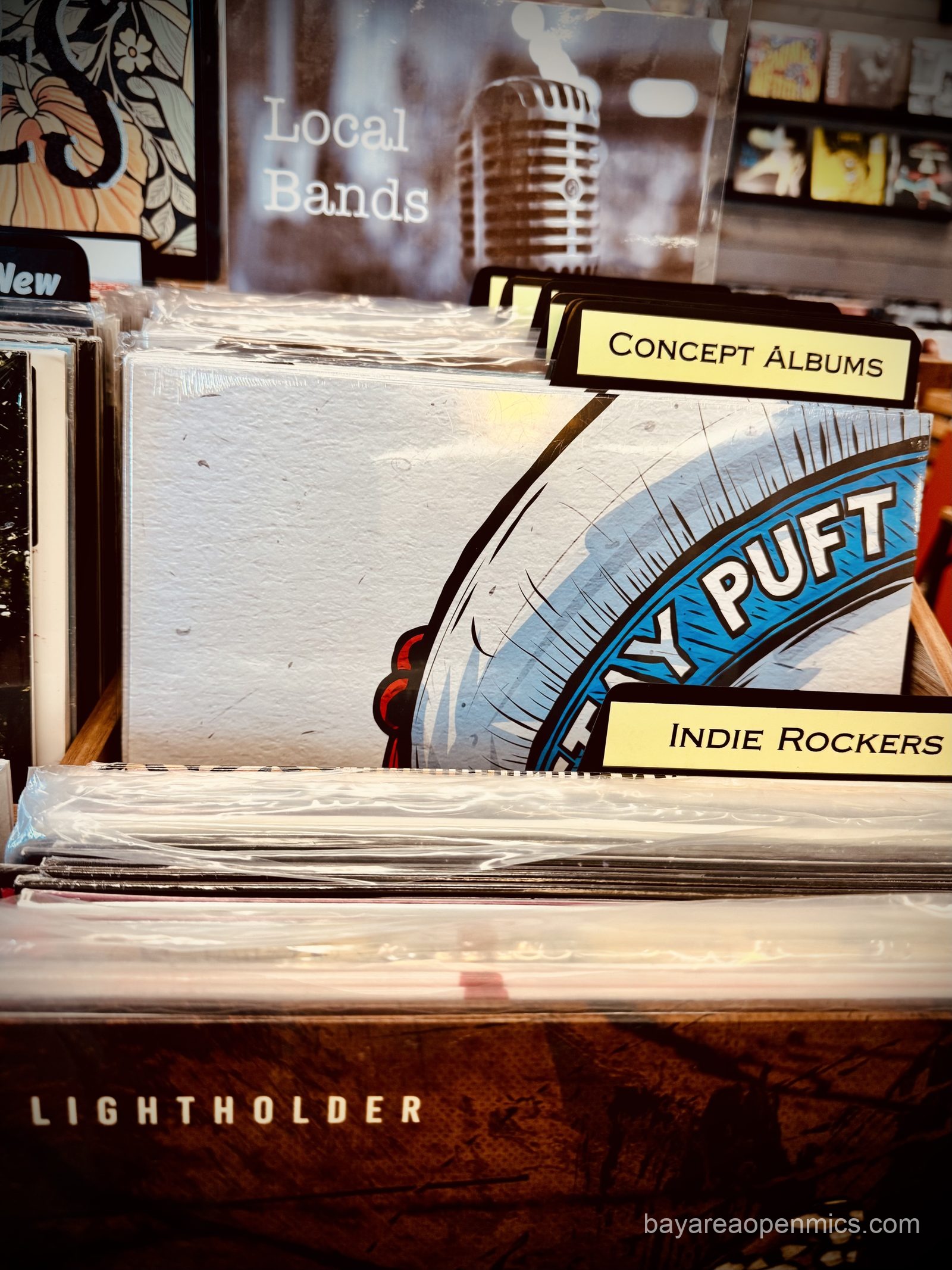 The Lightholder EP, under 'Indie Rockers' at Up The Creek Records