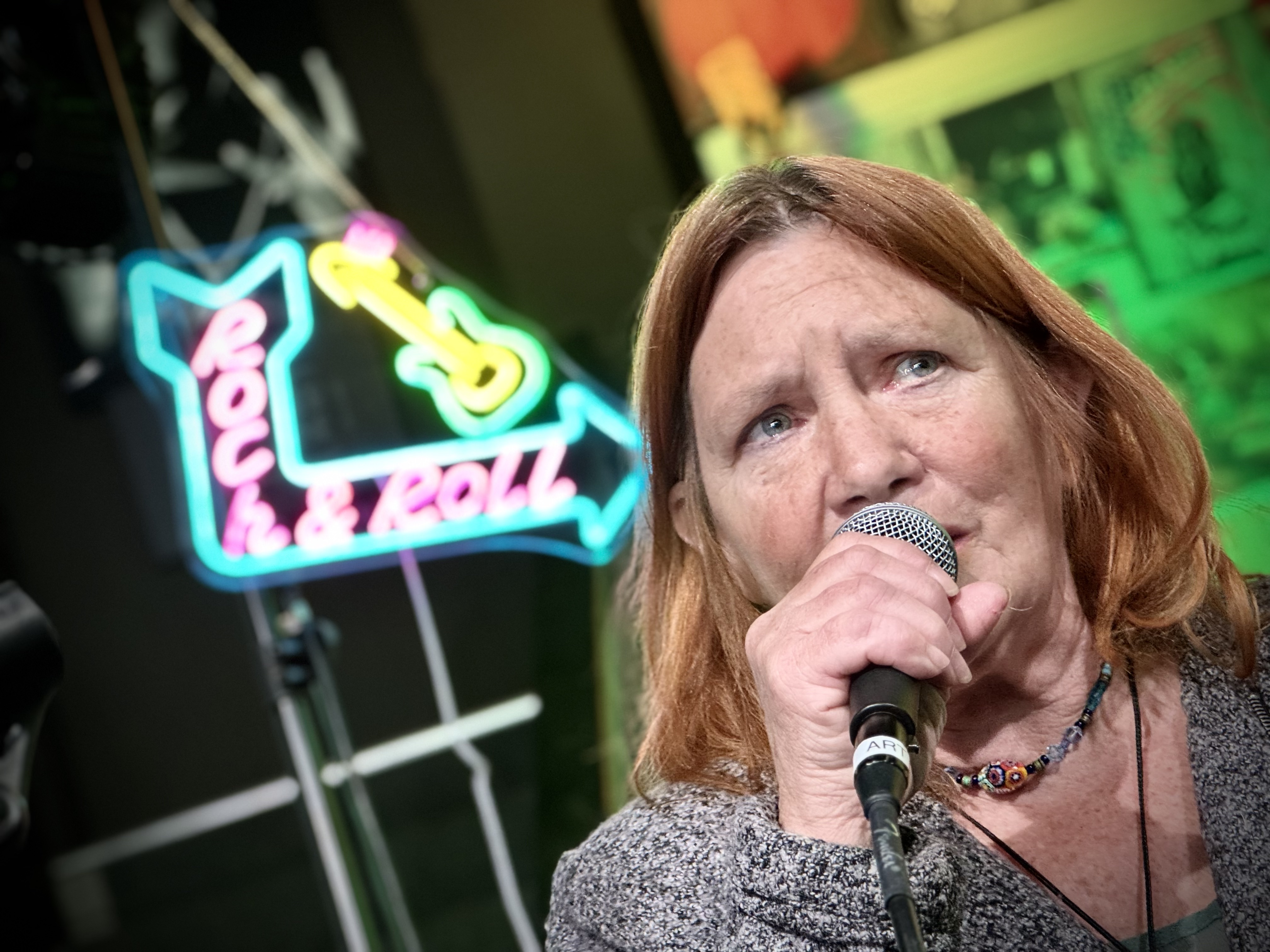 Caryn Sinkler, host at The Florence Open Mic in Niles, Fremont, CA