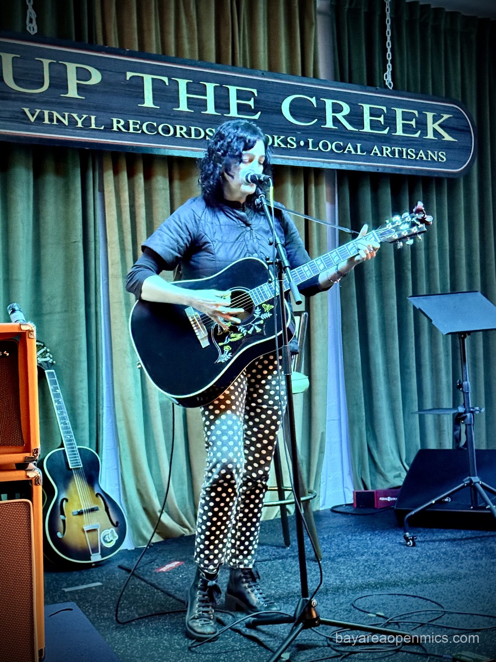 Hiyati at The Up The Creek Records open mic