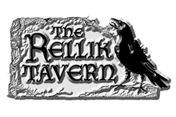 Logo for The Rellik Tavern, bar and grill in Benicia, CA