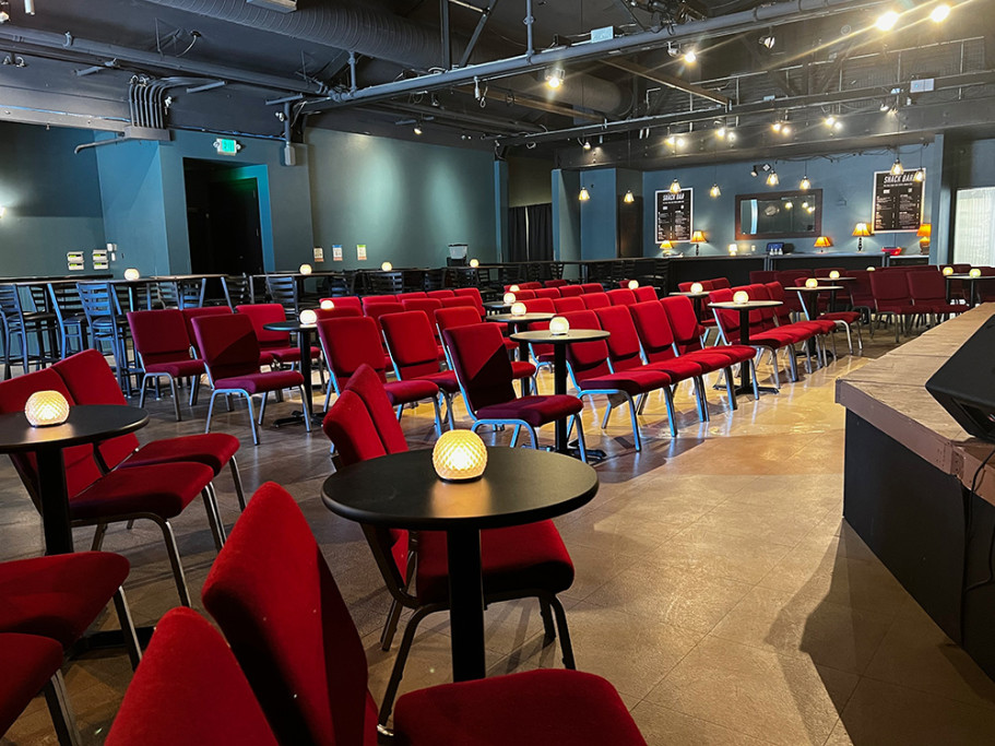 Photo taken of the listening room vibe inside of theater The California in Downtown Santa Rosa, Santa Rosa, CA