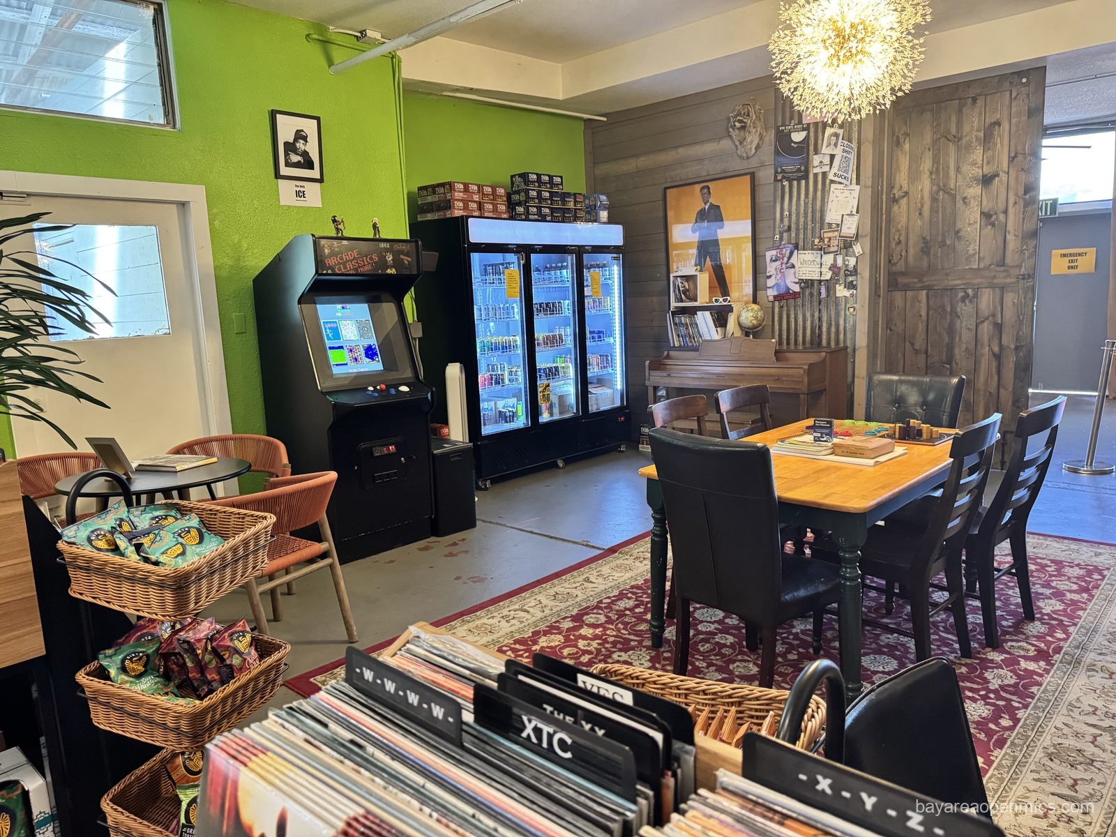 Arcade game at Up The Creek Records