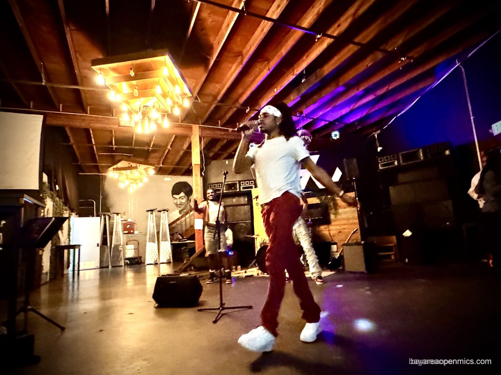 PRNC performs at the Fluid open mic at 7th West