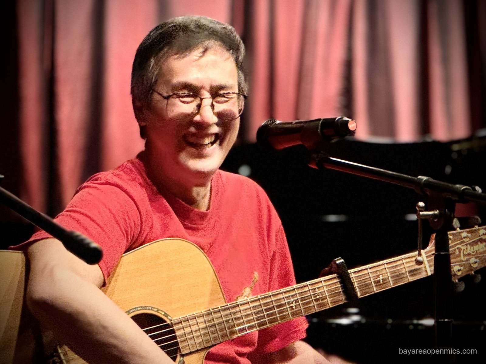 Doug Wong at the Front Porch Music open mic
