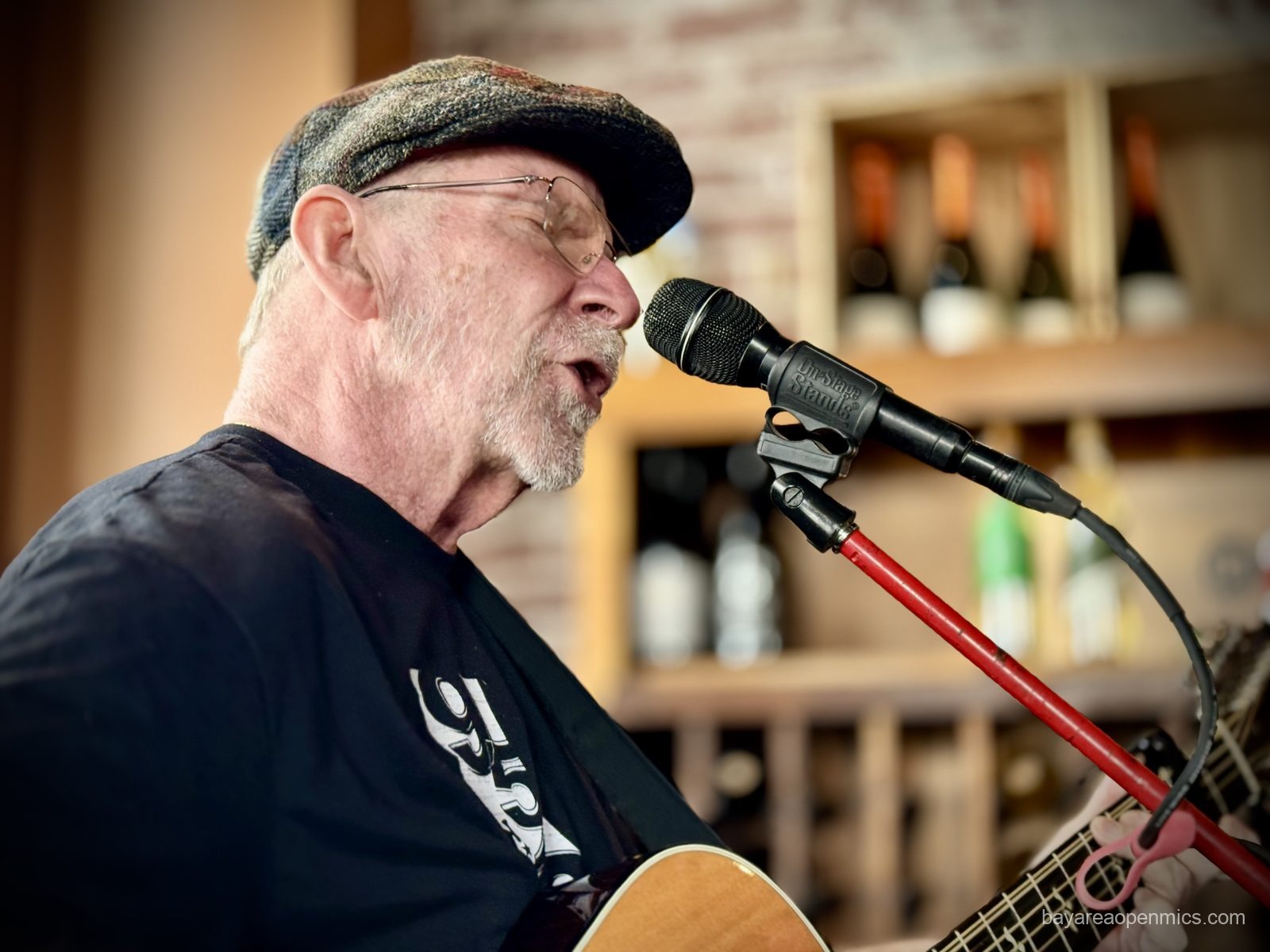 James Coon performs at the Swirl on the Square acoustic open mic in Livermore