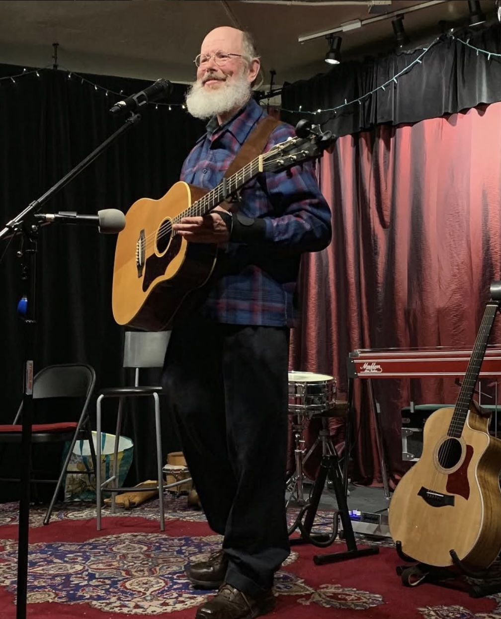 Front Porch Music Open Mic performers at Lamorinda in Downtown Lafayette, Lafayette, CA