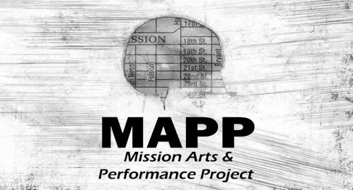 Logo for Mission Arts Performance Project, Open Mic in San Francisco, CA