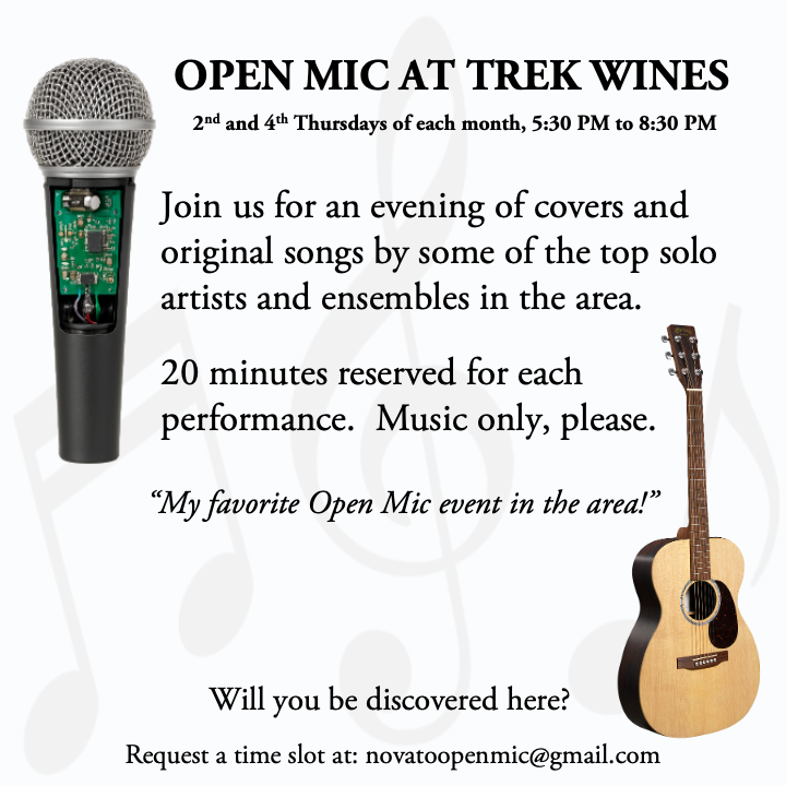 Photo of Trek Open Mic at Trek - casual Open Mic in Novato, CA
