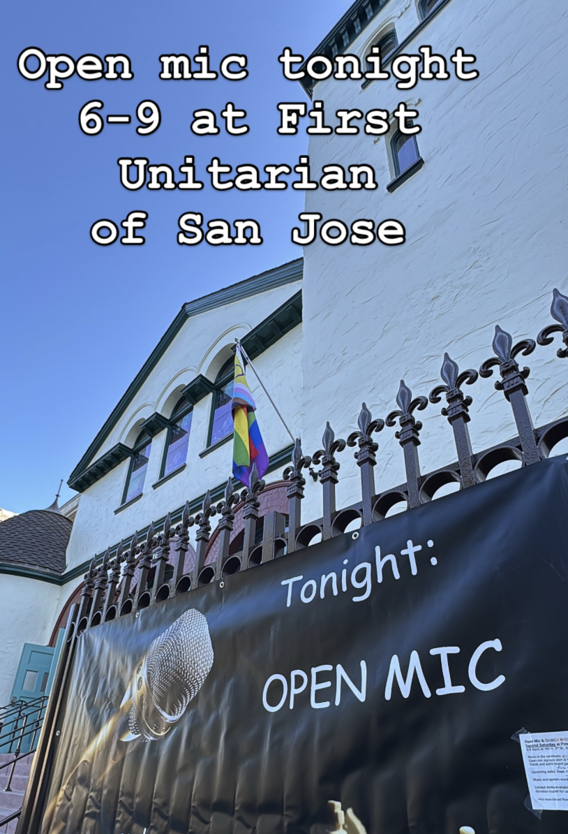 Photo of First Unitarian Open Mic at Unitarian - casual Open Mic in San Jose