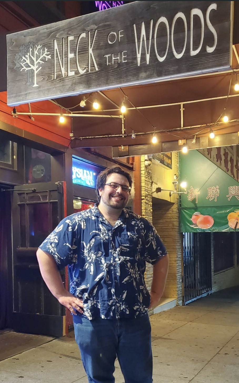 Ben Visini, host at Neck of the Woods Open Mic in San Francisco, CA