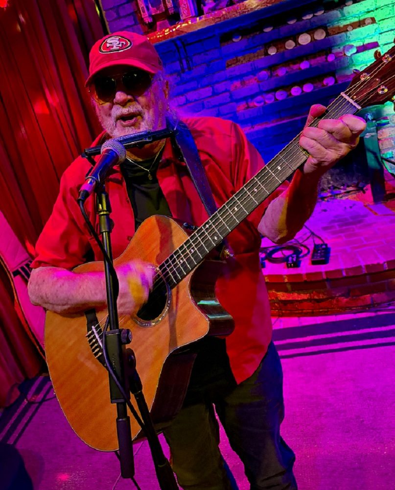 David Thompson, performer, featured performer at Songwriters Showcase: Ocean Alehouse in Westwood Park, San Francisco, CA