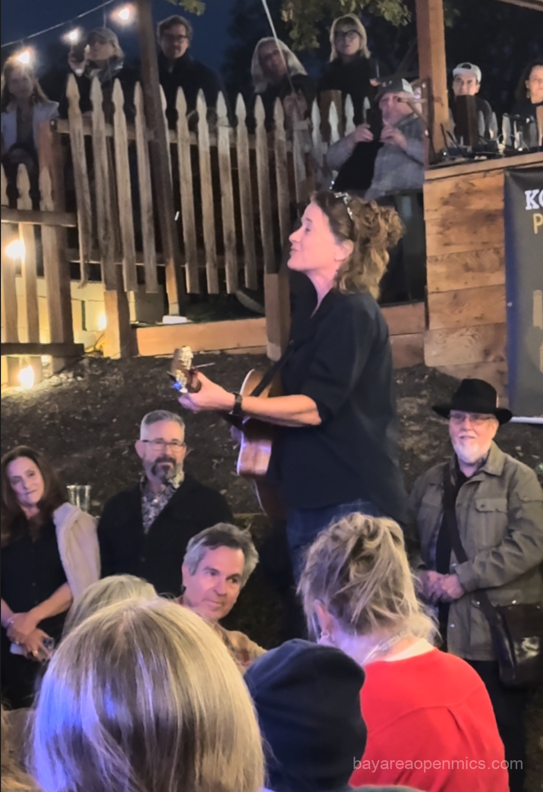 Kyra Gordon performing live, featured performer at Secret Song Club Big Easy Open Mic & Showcase