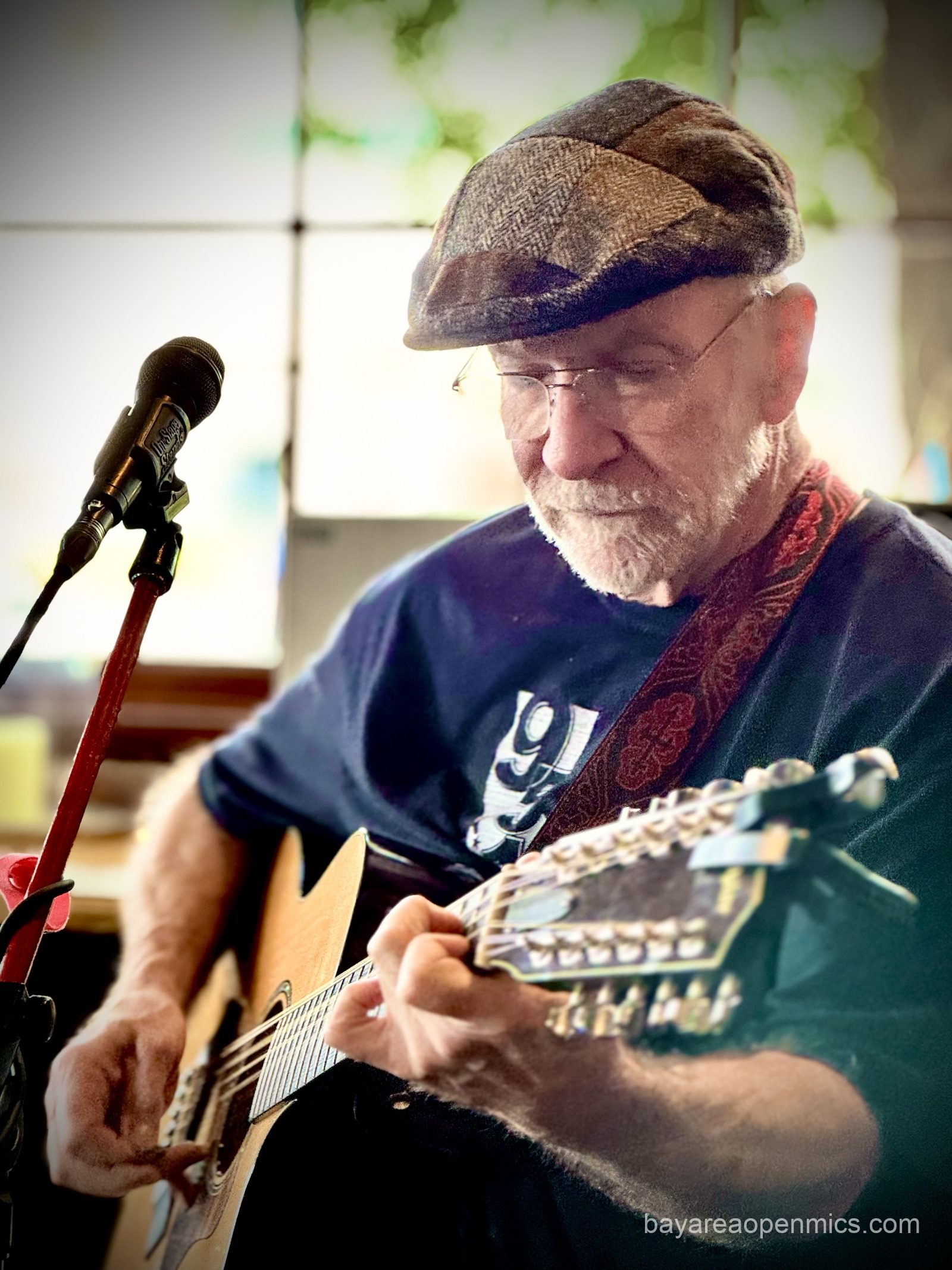 James Coon performs at the Swirl on the Square acoustic open mic in Livermore