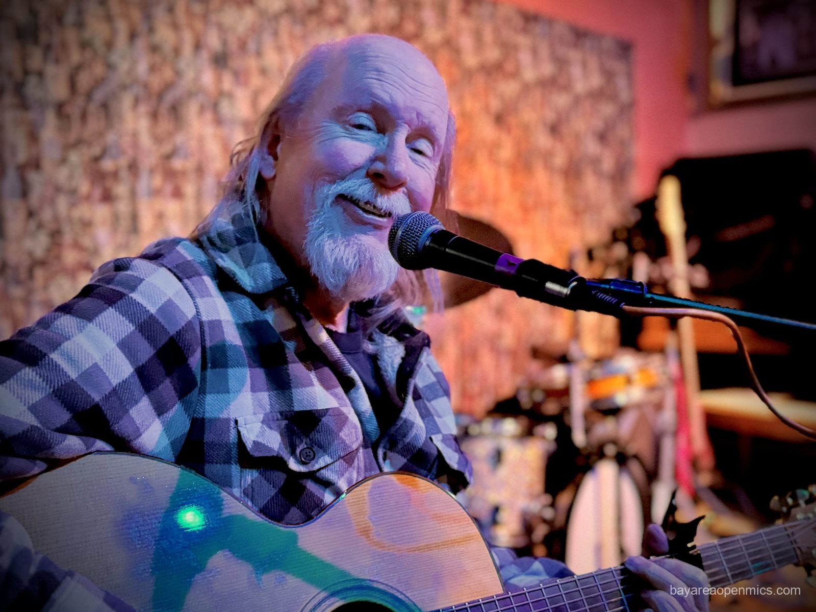 Jim Safer, host at Hayward Bistro Open Mic in Downtown Hayward, Hayward, CA