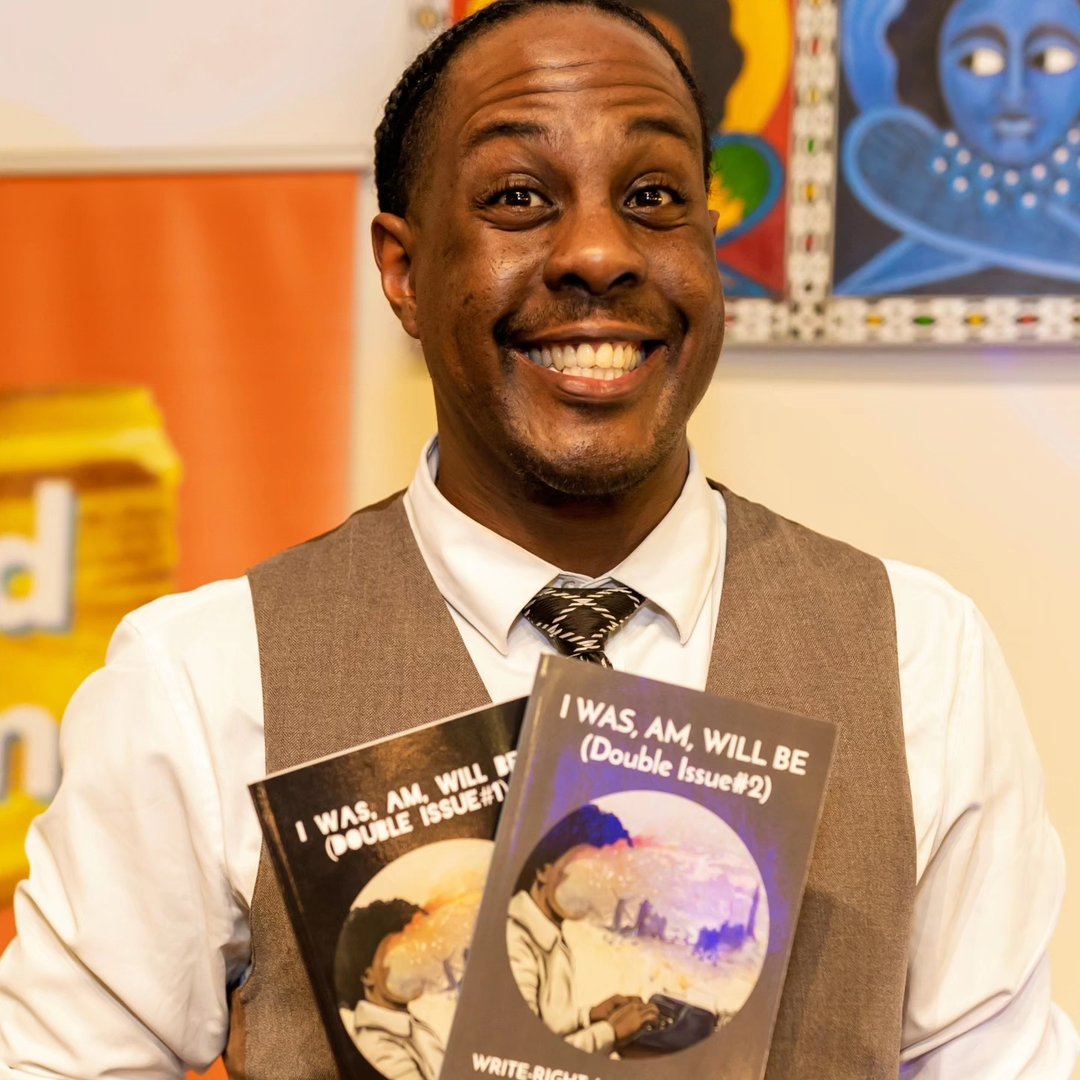 Formal photo of J.R. Rice, host at Get Hype Open Mic