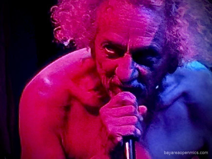 Queen Einstein performs at the Hotel Utah open mic in San Francisco