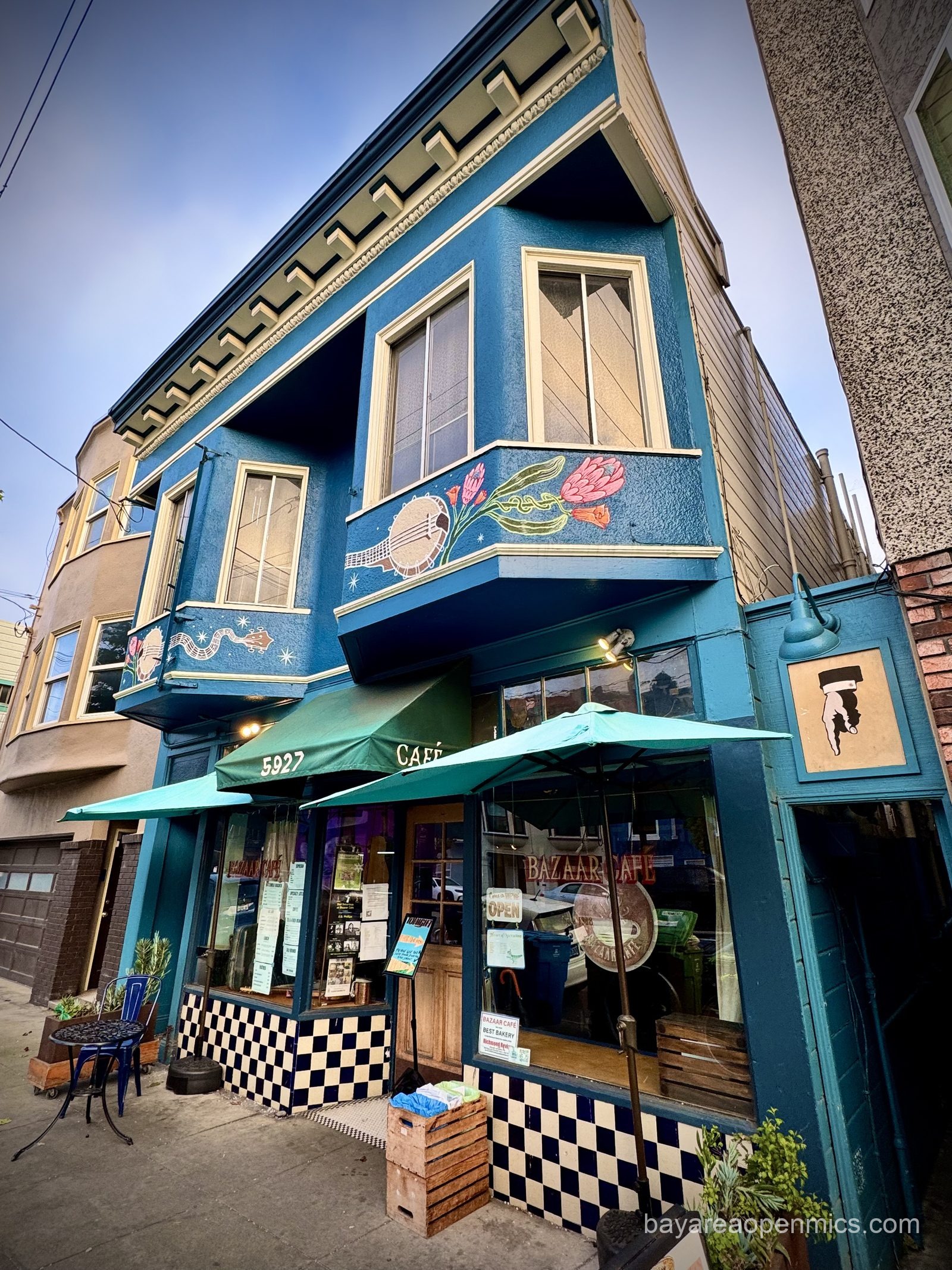 The front of The Bazaar Cafe in San Francisco
