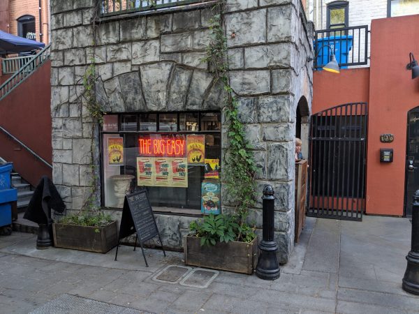 Photo taken outside of music venue The Big Easy in Petaluma