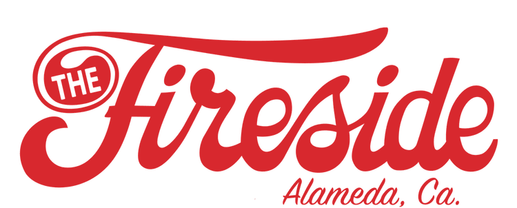 Logo for The Fireside Lounge, cocktail bar in Alameda, CA
