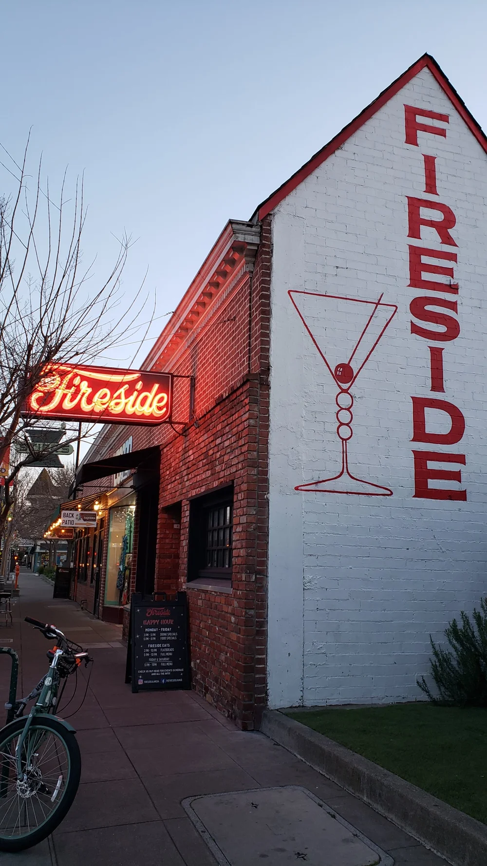 Photo taken outside of cocktail bar Fireside in Alameda, CA