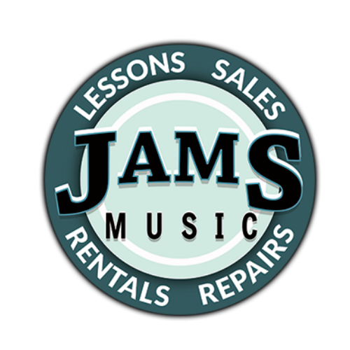 Logo for Jams Music, music store in Dublin, CA