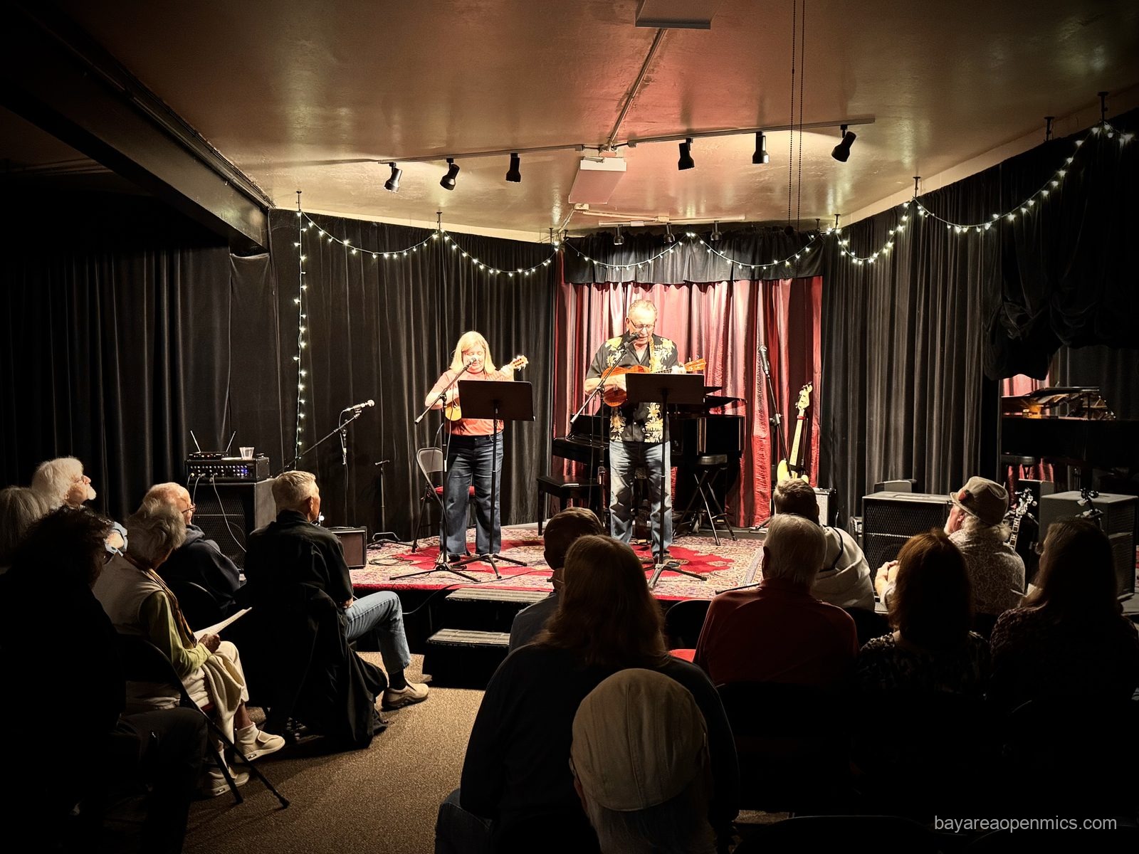 Photo of the performance area at Lamorinda in Downtown Lafayette, Lafayette, CA