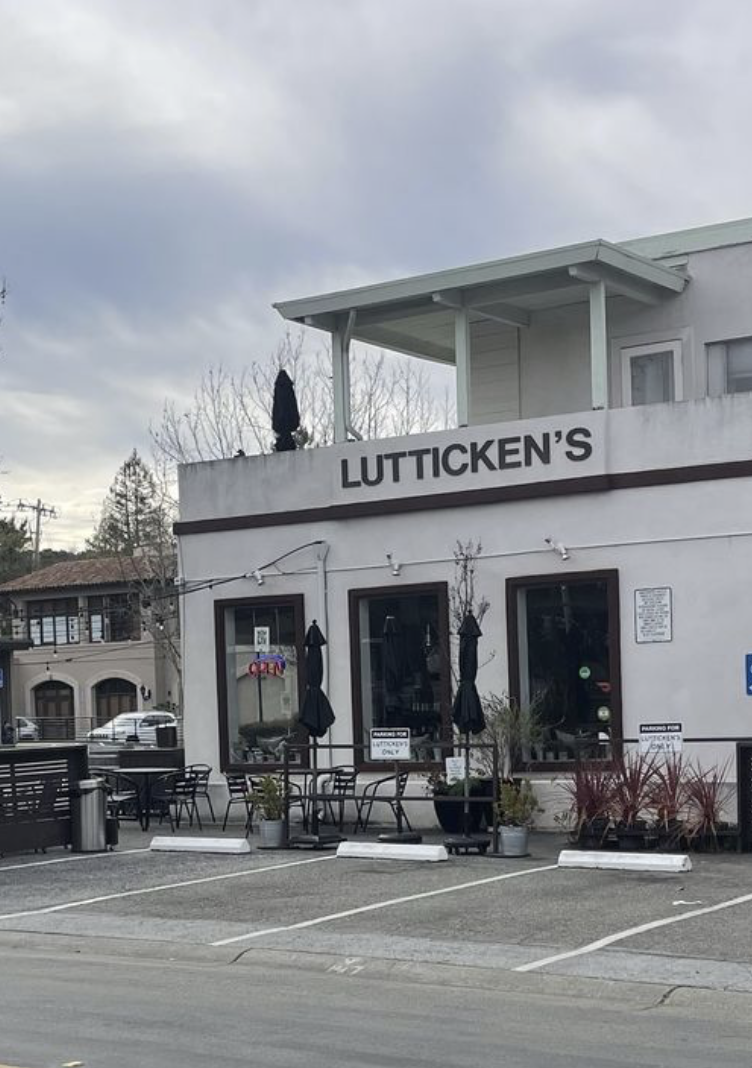 Photo taken outside of Luttickn's in Menlo Park, CA
