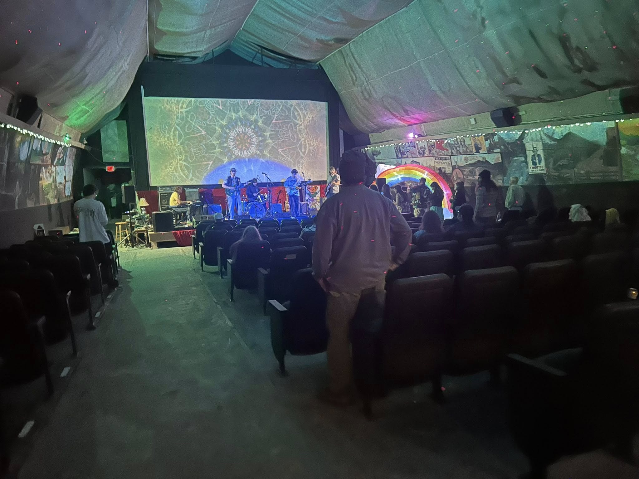 Photo of the performance area at theater in Monte Rio, CA