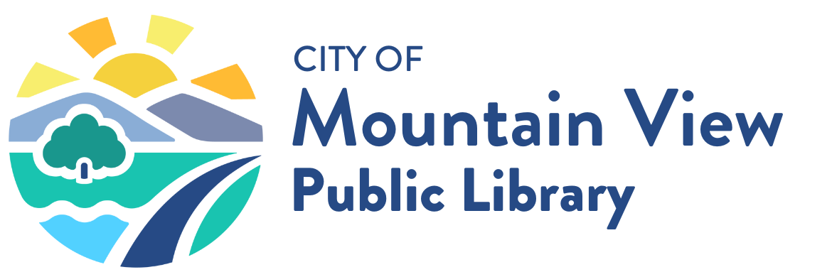 Logo for Mtn View Public Library, library in Mountain View