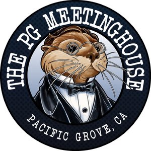 Logo for PG Meetinghouse, coffee shop in Pacific Grove, CA
