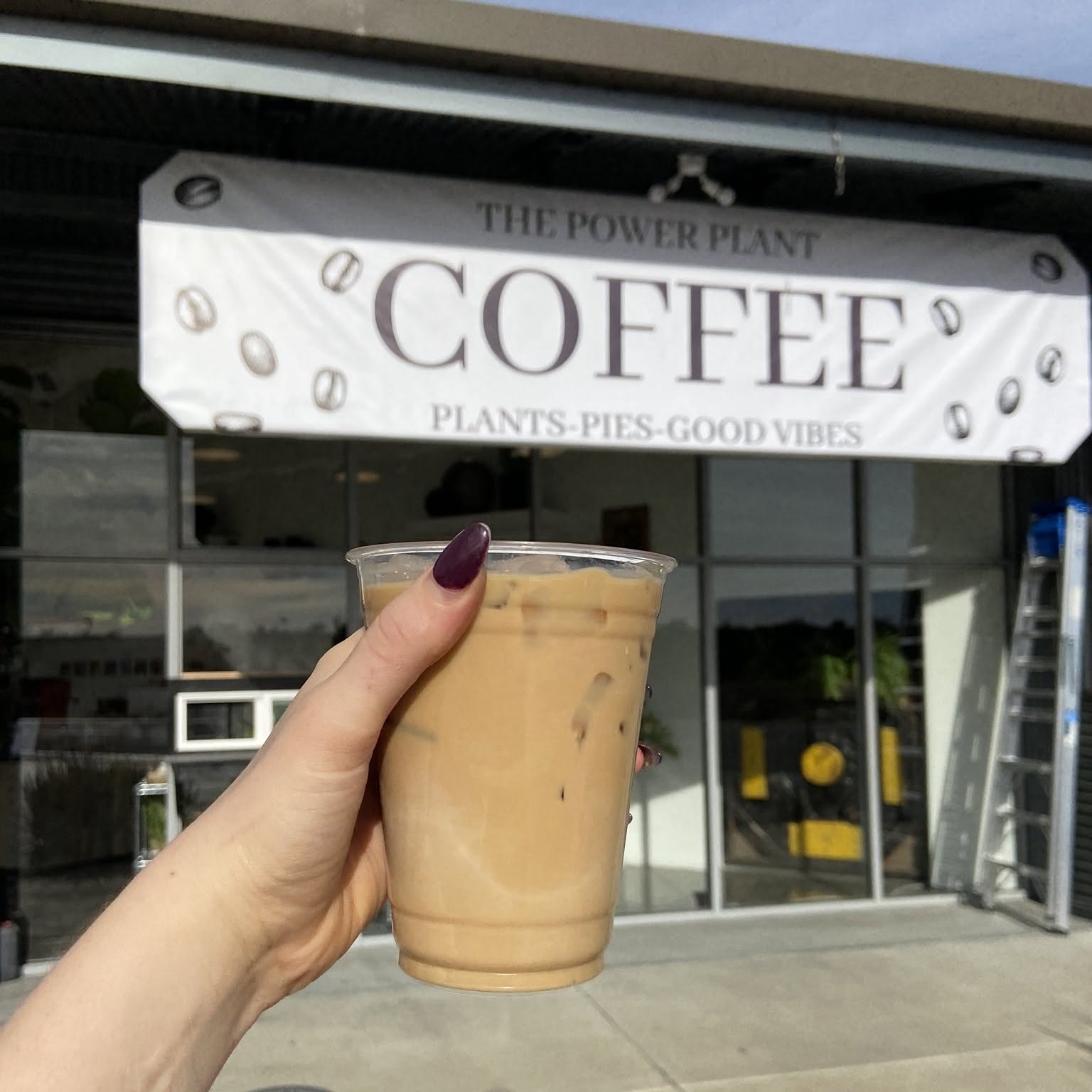 Photo of the front of cafe Power Plant Coffee in Moss Landing, CA