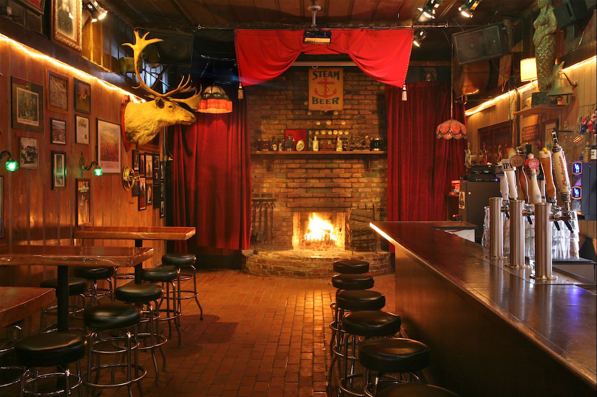 Photo taken of the casual vibe inside of cocktail bar Riptide in San Francisco, CA