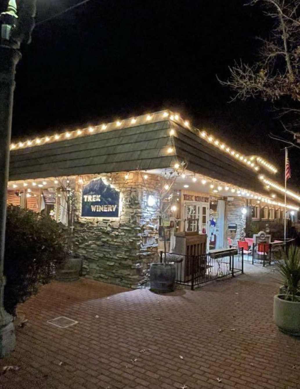 Photo taken outside of wine bar Trek in Novato, CA