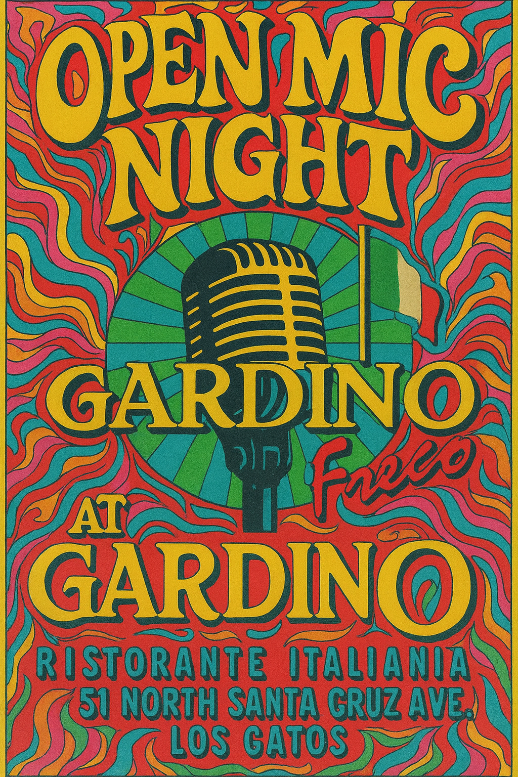 Photo of Gardino's Open Mic at Gardino's - casual Open Mic in Los Gatos, CA