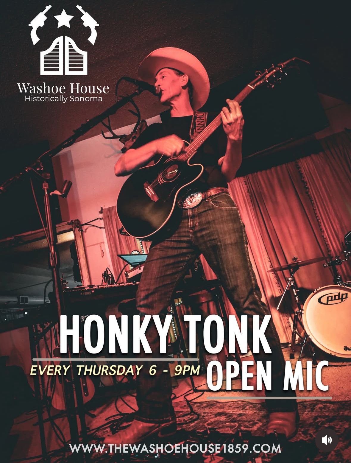 Photo of Honky Tonk Open Mic at Washoe House - casual Open Mic in Petaluma, CA
