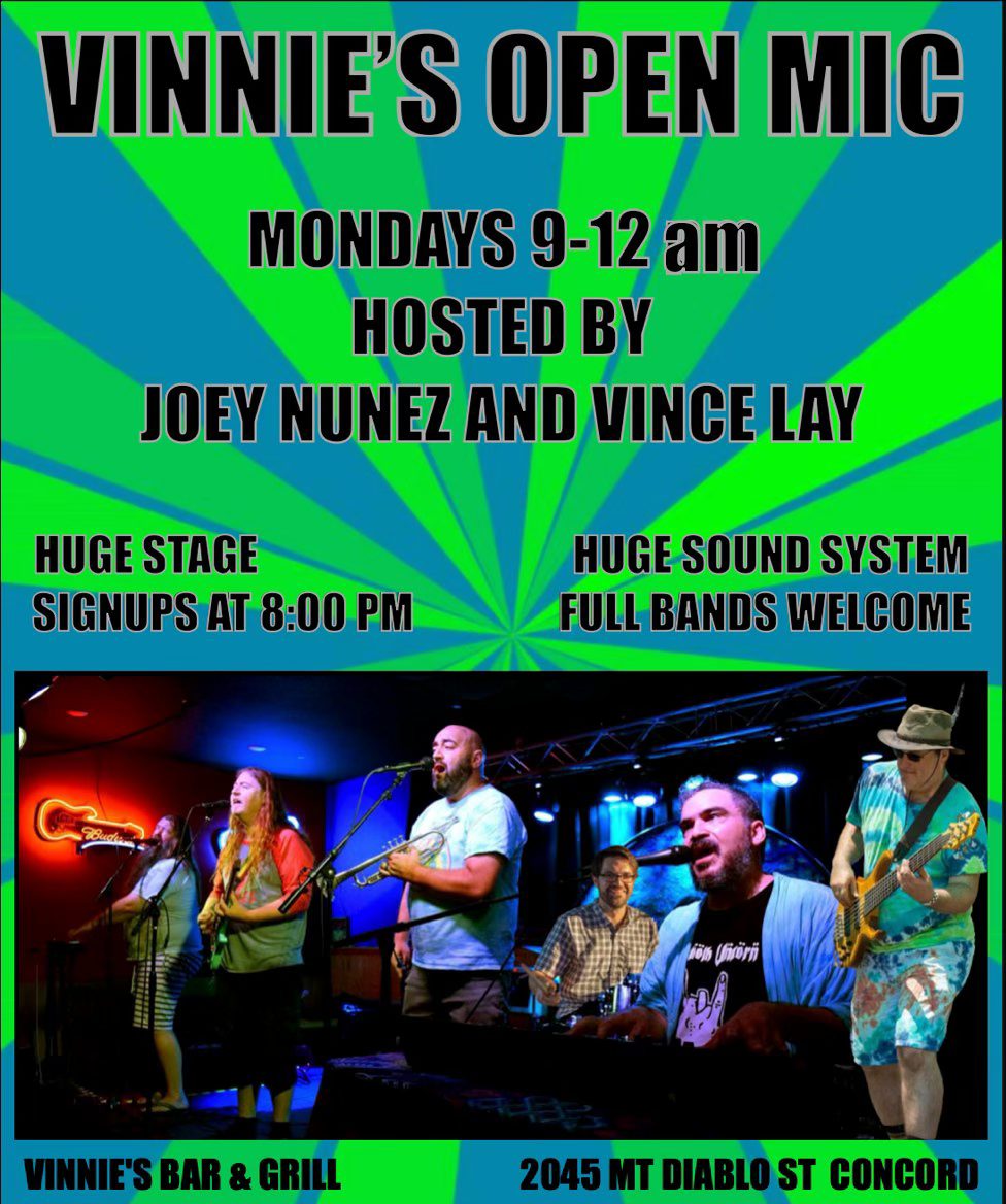 Photo of Vinnie's Open Mic at Vinnie's - Open Mic in Concord, CA